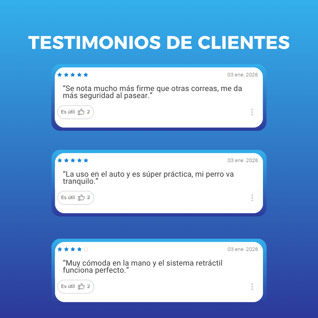 Testimonios de clientes sobre el cintur&oacute;n de seguridad para perros